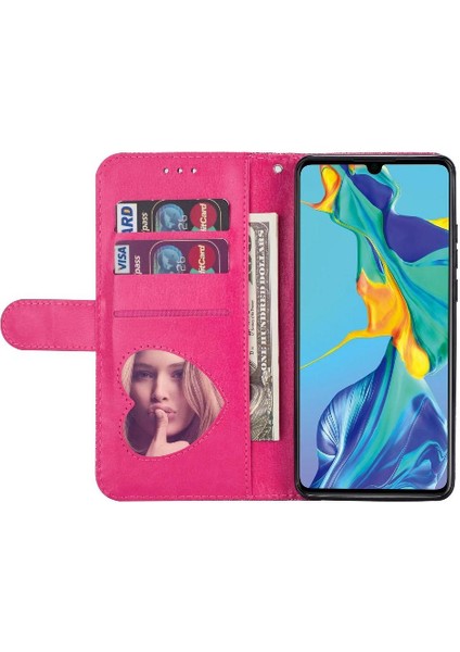 Huawei P30 Pu Deri Glitter Cüzdan Kılıf Kartı Için Fermuarlı Cebi Durumda (Yurt Dışından) modelleri