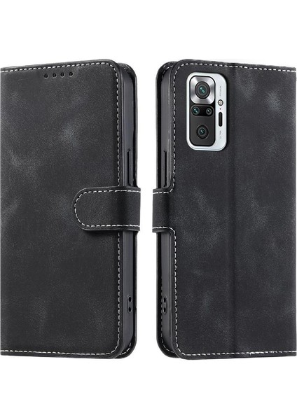 Xiaomi Redmi Not 10 Için Flip Case Pro Max Manyetik Kickstand Cüzdan Kart (Yurt Dışından)