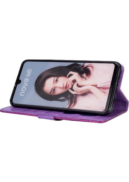 Huawei P30 Lite Glitter Cüzdan Kılıf Bilek Kayışı Için Fermuarlı Cebi Durumda (Yurt Dışından) fırsatları