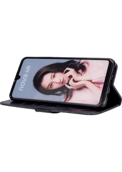 Huawei P30 Lite Glitter Cüzdan Kılıf Bilek Kayışı Için Fermuarlı Cebi Durumda (Yurt Dışından) fırsatları
