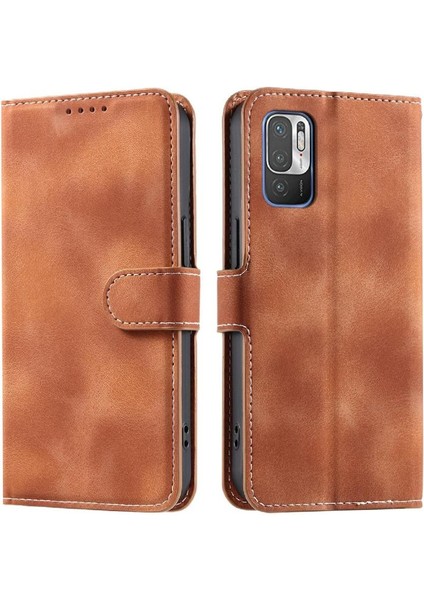 Xiaomi Redmi Not 10T Için Flip Case 5g Cüzdan Kart Yuvaları Bilek Kayışı Pu (Yurt Dışından) indirimleri
