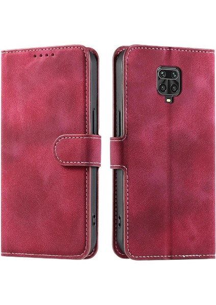 Xiaomi Redmi Not 9 Için Flip Case Pro Max Pu Deri Manyetik Bilek Kayışı (Yurt Dışından)