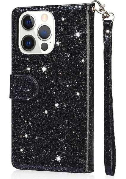 IPhone 14 Için Fermuar Cep Durumda Pro Max Kart Tutucu Pu Deri Glitter (Yurt Dışından) fiyatları