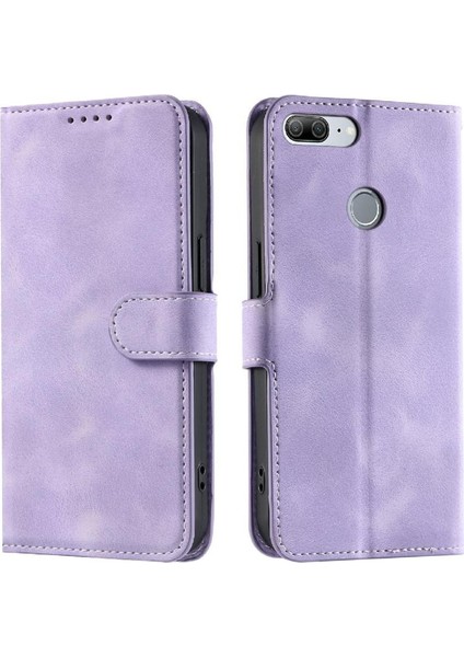 Huawei P Akıllı Manyetik Kickstand Bilek Kayışı Pu Deri Için Flip Case (Yurt Dışından)