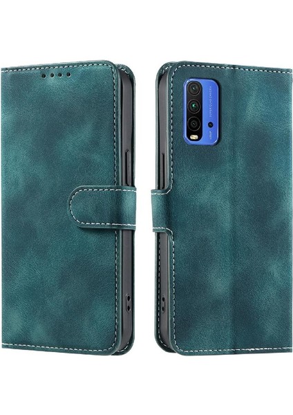 Xiaomi Redmi Için Flip Case 9 Güç Kickstand Pu Deri Manyetik Bilek (Yurt Dışından)