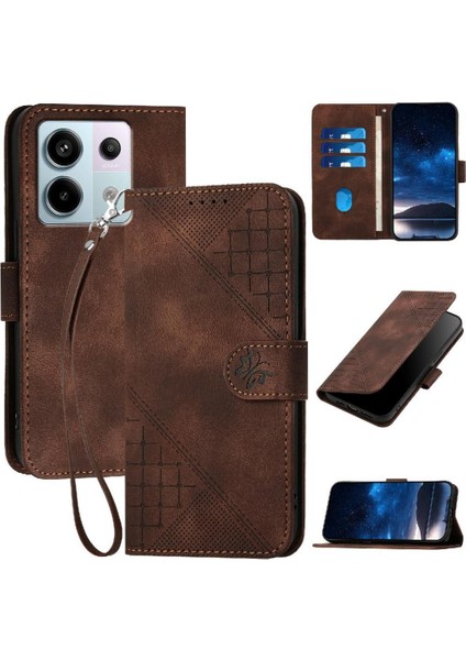 Xiaomi Poco X6 5g Için Flip Case Ayrılabilir El Kayışı ile Yüksek Kalite (Yurt Dışından)