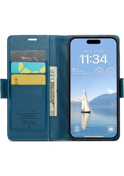 IPhone 16 Pro Max Anti Dolandırıcılık Darbeye Dayanıklı Durumda Kickstand (Yurt Dışından)