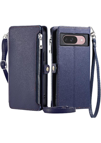 Google Piksel 9 Uzun Kordon Rfıd Engelleme Fermuar Faturaları Için Crossbody Durumda (Yurt Dışından)