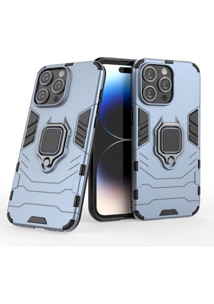 Halka Araba Montaj Kickstand Durumda IPhone 15 Pro Max Kickstand Askeri (Yurt Dışından)