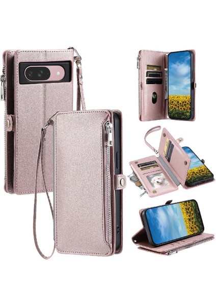 Google Piksel 9 Uzun Kordon Rfıd Engelleme Fermuar Faturaları Için Crossbody Durumda (Yurt Dışından)
