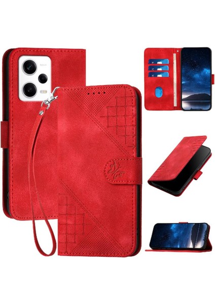 Xiaomi Redmi Not 12 Pro Artı ve Kredi Kartı Yuvası Yüksek Kılıf Için Flip Case (Yurt Dışından)