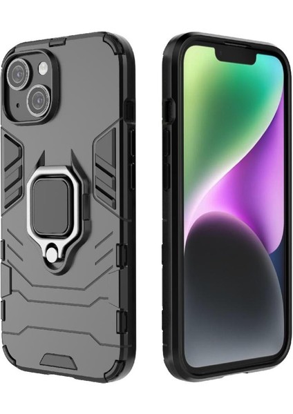 Halka Araba Montaj Kickstand Durumda IPhone 15 Için Metal Halka Tutucu Askeri (Yurt Dışından) modelleri