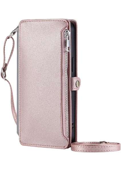 IPhone 12 Için Crossbody Durumda Mini Durumda Cüzdan Rfıd Engelleme 9 Kart Yuvaları (Yurt Dışından)