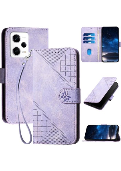 Xiaomi Redmi Not 12 Pro Artı ve Kredi Kartı Yuvası Yüksek Kılıf Için Flip Case (Yurt Dışından)