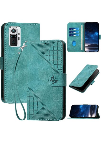 Xiaomi Redmi Not 10 Pro Için Flip Case Artı Ayrılabilir El Kayışı ve (Yurt Dışından)