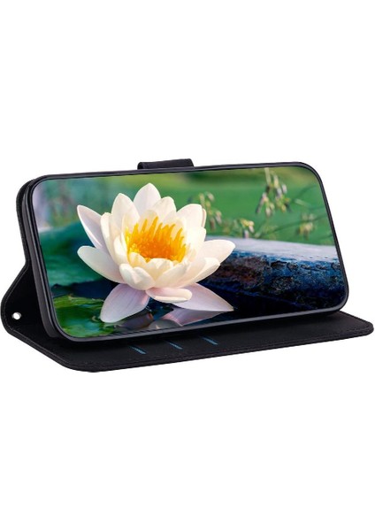 Xiaomi Redmi Not 9 Için Flip Case Kabartma Lotus Çiçek Kickstand Manyetik (Yurt Dışından)
