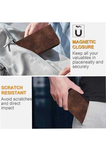 Xiaomi Redmi K70 Için Flip Case Yüksek Kalite Deri Telefon Kılıfı Kabartmalı (Yurt Dışından) modelleri