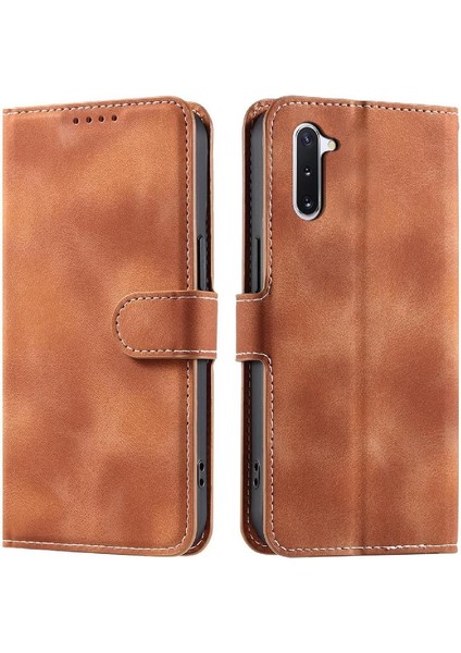 Samsung Galaxy Not 10 Için Flip Case Manyetik Kickstand Cüzdan Kart Yuvaları (Yurt Dışından)