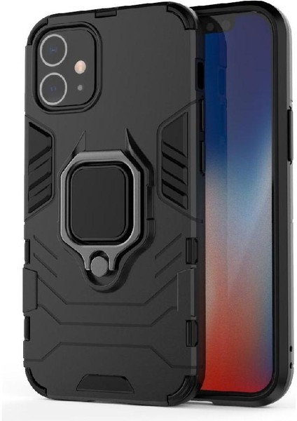 Halka Araba Montaj Kickstand Durumda IPhone 12 Için Kickstand Darbeye Dayanıklı Metal (Yurt Dışından)