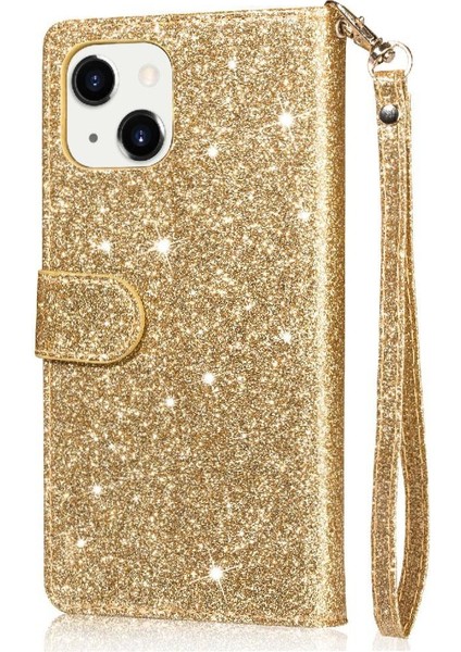IPhone 14 Için Fermuar Cep Durumda Artı Pu Deri Kart Tutucu Glitter Vaka (Yurt Dışından) fırsatları