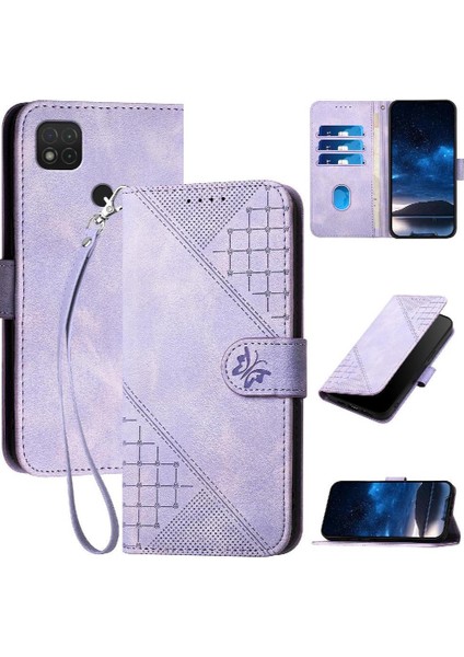 Xiaomi Redmi 9c Için Flip Case Yüksek Kalite Deri Telefon Kılıfı ve Kredi (Yurt Dışından)