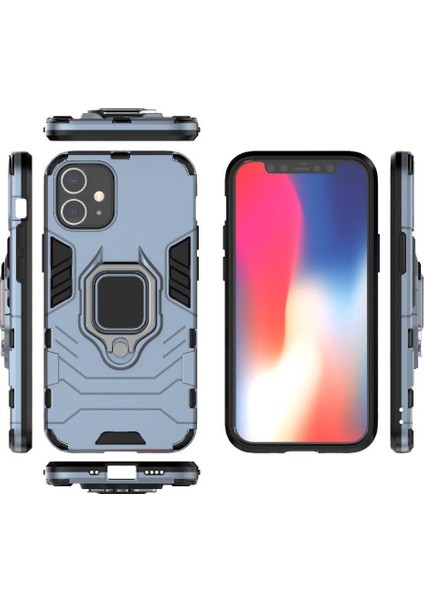 Halka Araba Montaj Kickstand Durumda IPhone 12 Için Kickstand Darbeye Dayanıklı Metal (Yurt Dışından)