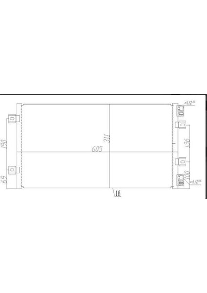 CFI369016 CFI369016 Klima Brazing Condenser A/m Punto 1.2i 1999 94811