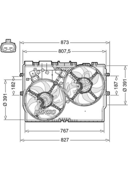 DER09311 DER09311 Fan Motoru Davlumbaz Ducato 2,3 14-
