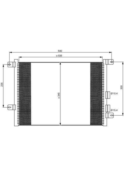 CAF657016 CAF657016 Klima Kondenseri Alfa Romeo 147 1.9 Jtd 00 156 1.6i-1.8i-2.0i-1.9 Jtd-2.0 Jts-2.4 Jtd
