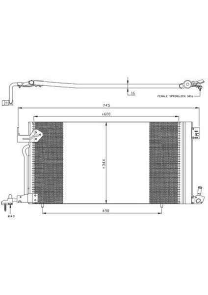 CPE317016 CPE317016 Klima Kondenseri 306-XSARA 1.4 Hdi-1.8d-1.9d-1.9 Td-2.0hdi 97 Oto.-Mek.