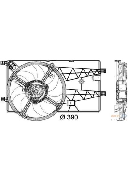 CFF180000P CFF180000P Fan Motoru-Davlumbaz 08- Fiorino 1.3mjt