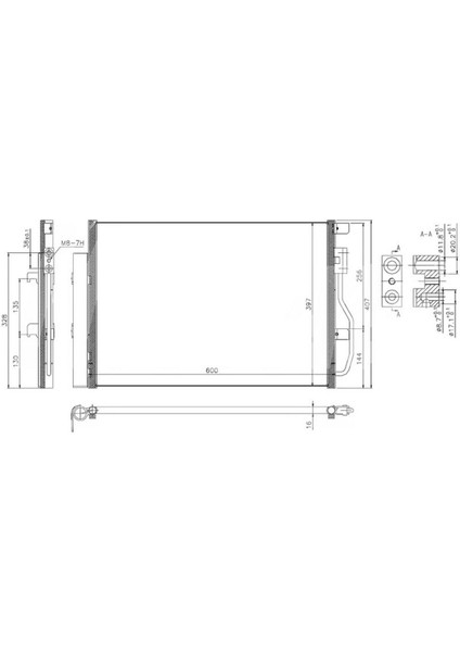 COP569016 COP569016 Klima Brazing Condenser A/m 600X397X16 Mokka 1.6i 2013 940389