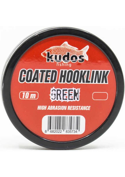 Coated Hooklink Green 10M 25 Lb. STANDART-25LB