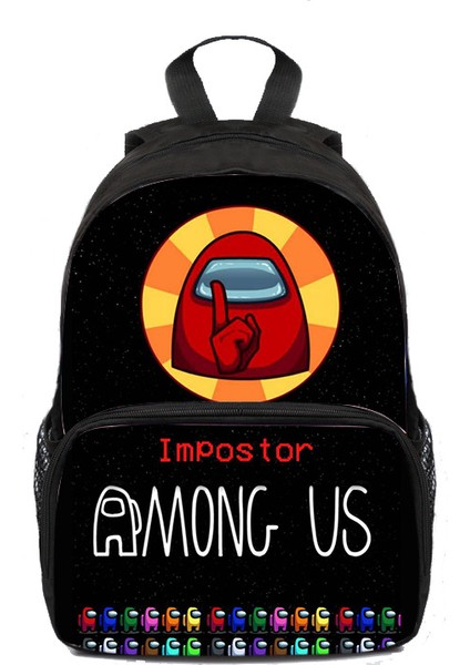 Cacaoamong Us Uzay Kurtadamı Öldürme Oyunu Çevresel Çocukların Okul Çantaları Ilkokul Öğrencilerinin Sırt Çantaları Yükü Azaltan Büyük Kapasiteli Sırt Çantaları (Yurt Dışından)