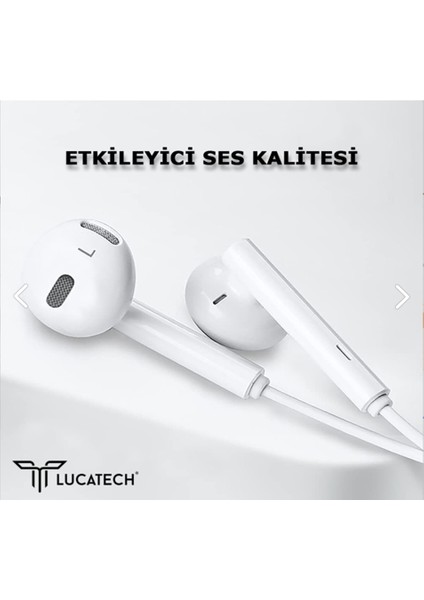 Lightning Konnektörlü Earpods Kablolu Kulaklık (Bluetooth Conncect)