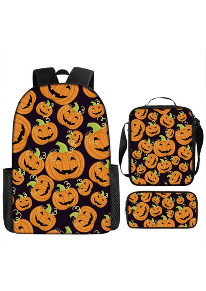 Cacaoperiferik Yarasa Korku Kabak Çift Sırt Çantası Cadılar Bayramı Cadılar Bayramı Kişiselleştirilmiş Vampir Yarasa Deseni Komik (Yurt Dışından) fiyatları