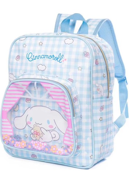 Cacaoçocuk Sırt Çantası Kawaii Hello Kitty Cinnapurpleoll Kuromi My Melody Su Geçirmez Çocuk Ilköğretim Okul Çantası (Yurt Dışından)