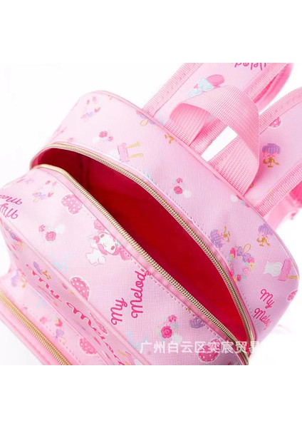 Cacaoçocuk Sırt Çantası Kawaii Hello Kitty Cinnapurpleoll Kuromi My Melody Su Geçirmez Çocuk Ilköğretim Okul Çantası (Yurt Dışından)