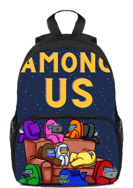 Cacaoamong Us Uzay Kurtadamı Öldürme Oyunu Çevresel Çocukların Okul Çantaları Ilkokul Öğrencilerinin Sırt Çantaları Yükü Azaltan Büyük Kapasiteli Sırt Çantaları (Yurt Dışından)