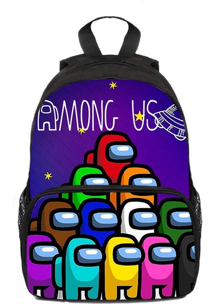 Cacaoamong Us Uzay Kurtadamı Öldürme Oyunu Çevresel Çocukların Okul Çantaları Ilkokul Öğrencilerinin Sırt Çantaları Yükü Azaltan Büyük Kapasiteli Sırt Çantaları (Yurt Dışından)