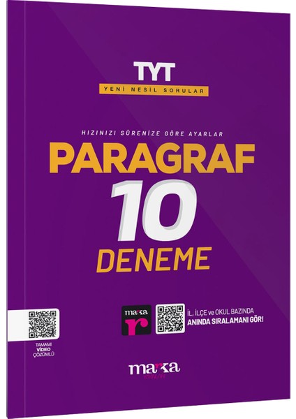 2025 TYT Paragraf Yeni Nesil 10 Deneme