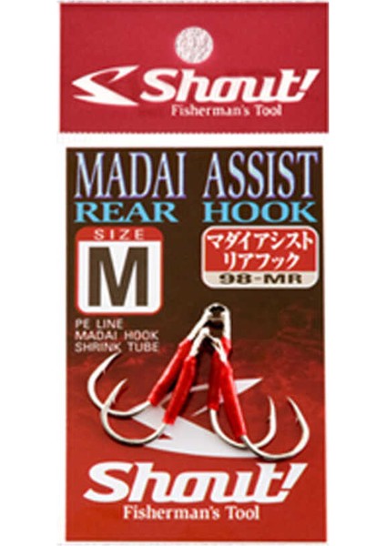 Madai Assist Rear Hook Serisi Olta Iğnesi Standart-S