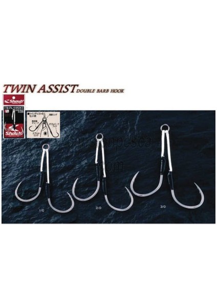 Twin Assist Serisi Olta Iğnesi Standart-1/0
