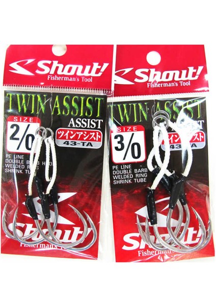 Twin Assist Serisi Olta Iğnesi Standart-1/0