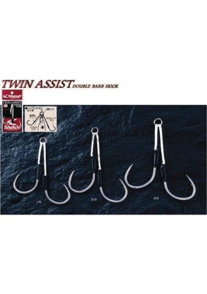 Twin Assist Serisi Olta Iğnesi Standart-1/0