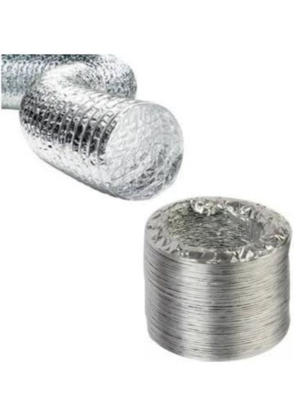 Alüminyum Aspiratör Havalandırma Borusu 120 mm x 2 Metre fiyatları