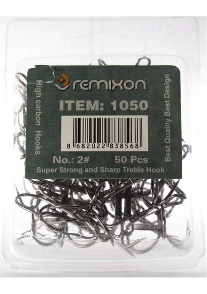 1050 Black Nickel Üçlü Iğne Standart-2