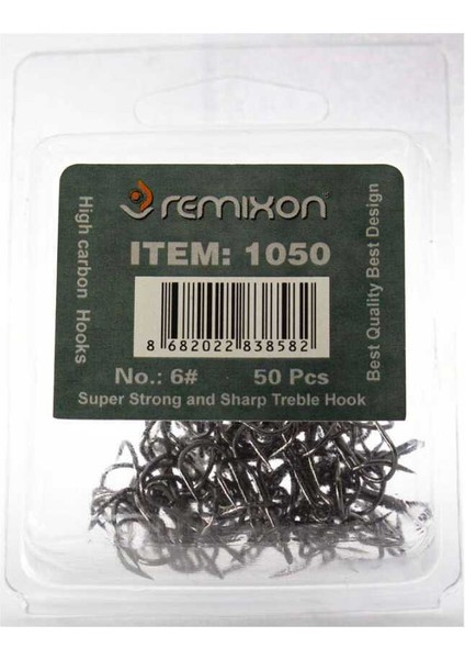 1050 Black Nickel Üçlü Iğne Standart-2