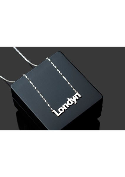 Kişiye Özel Isimli Kolye Isim Kolye 925 Ayar Gümüş Kolye,gümüş,rose Gold,altın Kaplama Kolye