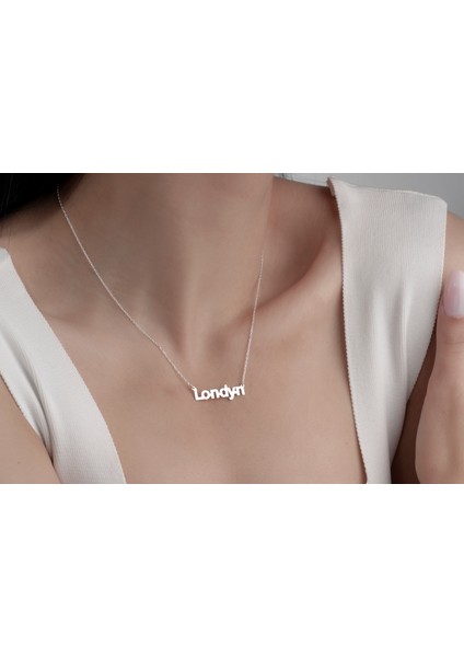 Kişiye Özel Isimli Kolye Isim Kolye 925 Ayar Gümüş Kolye,gümüş,rose Gold,altın Kaplama Kolye indirimleri